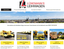 Tablet Screenshot of luenemann.com